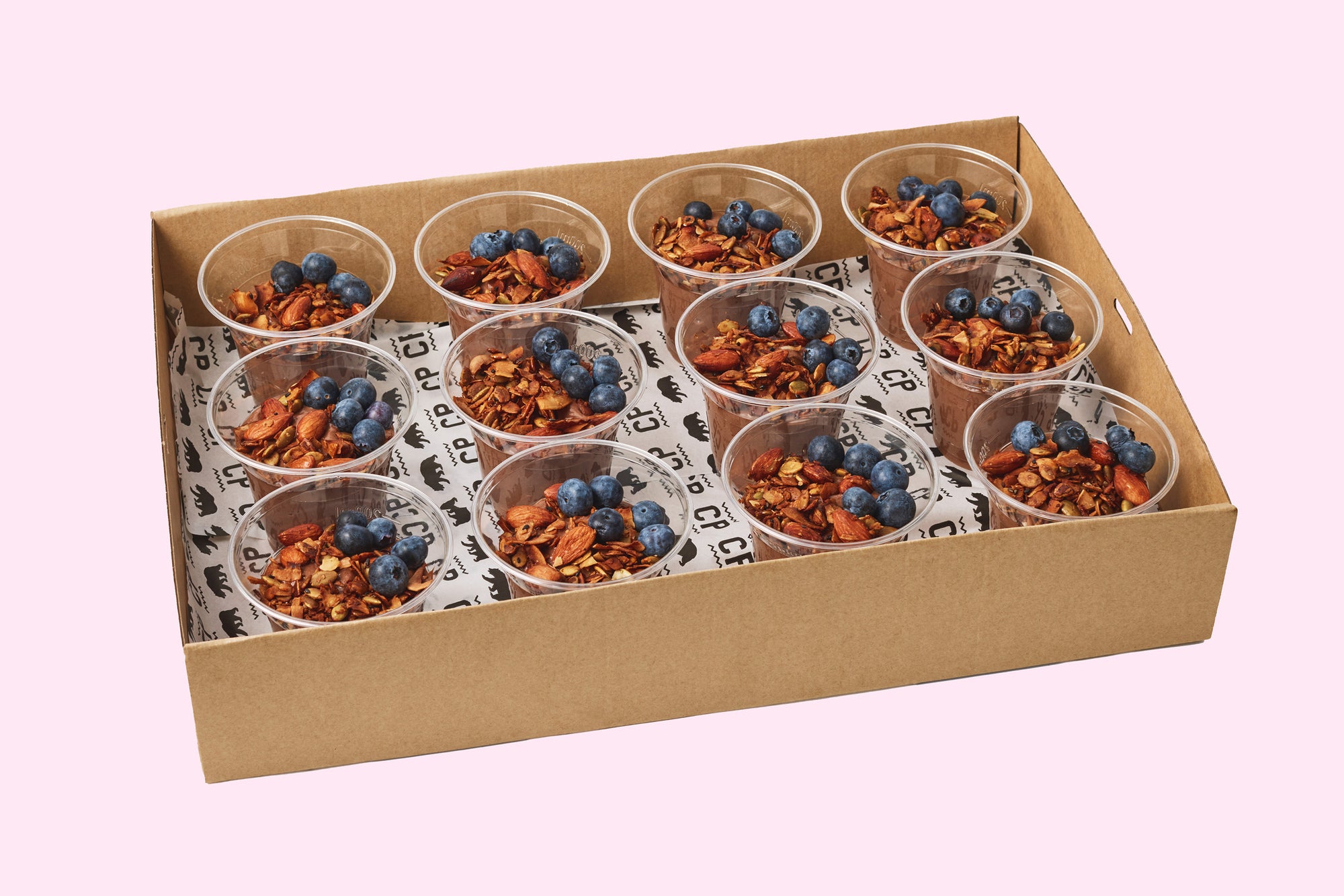 Chocolate Protein Mousse Platter
