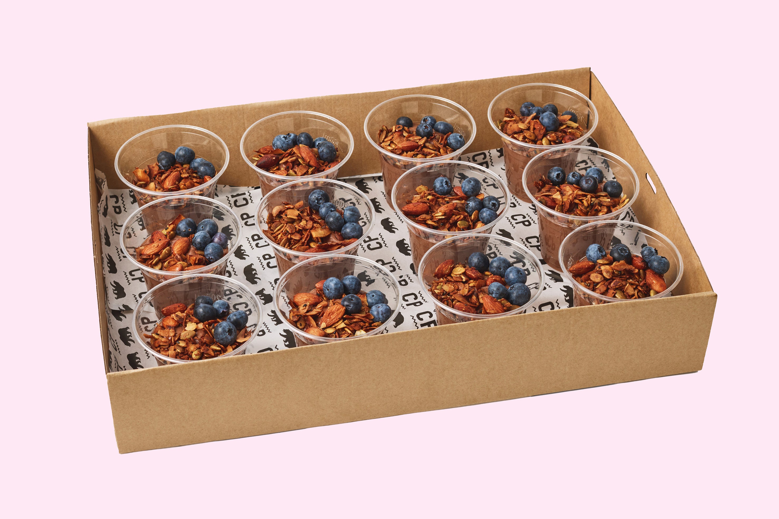 Chocolate Protein Mousse Platter