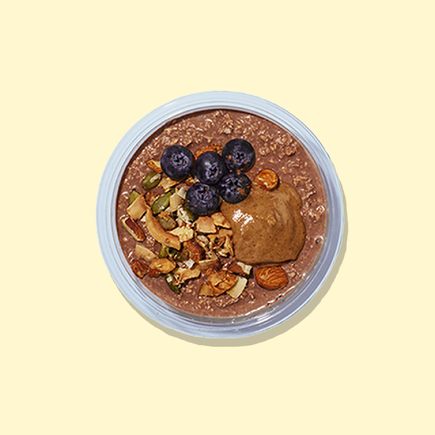 Cocoa Overnight Oats Platter