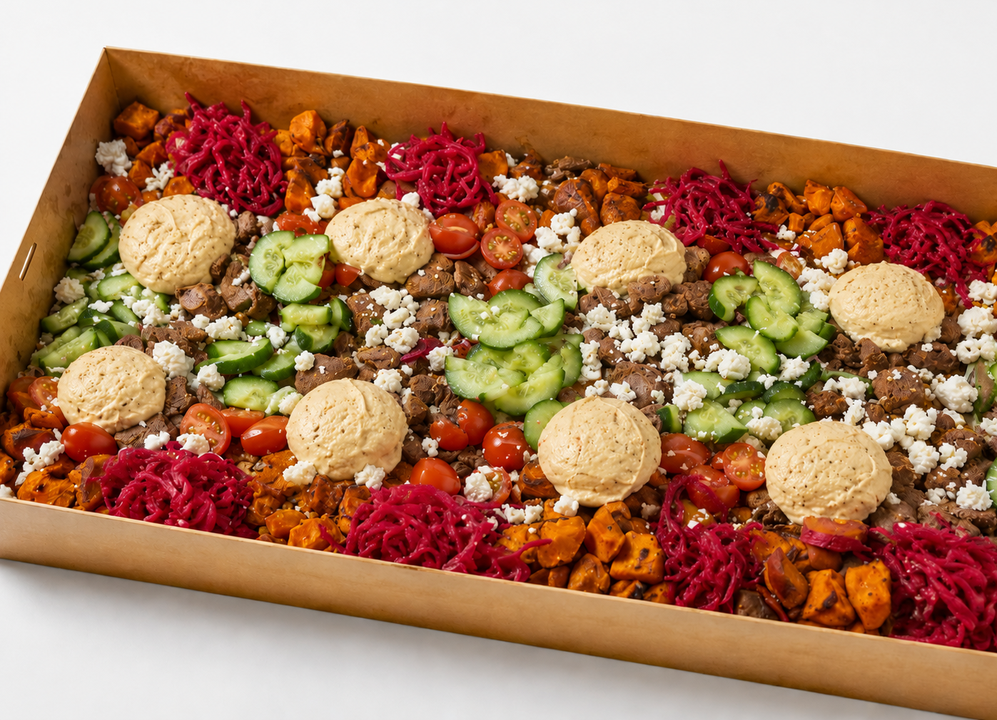 Mediterranean Beef Bowl Platter