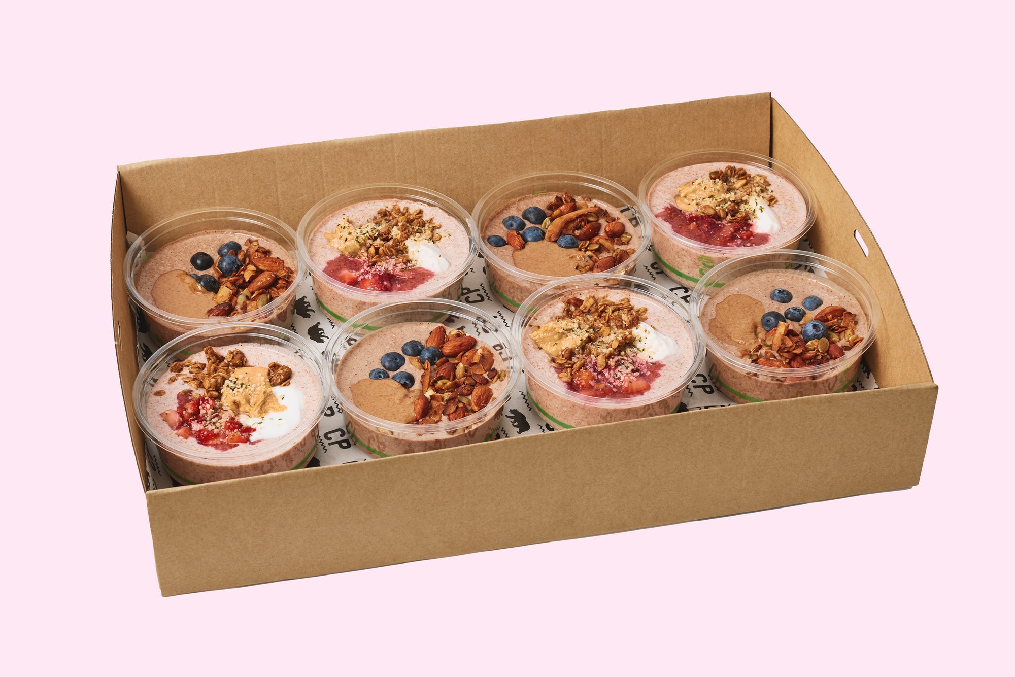Mixed Overnight Oats Platter