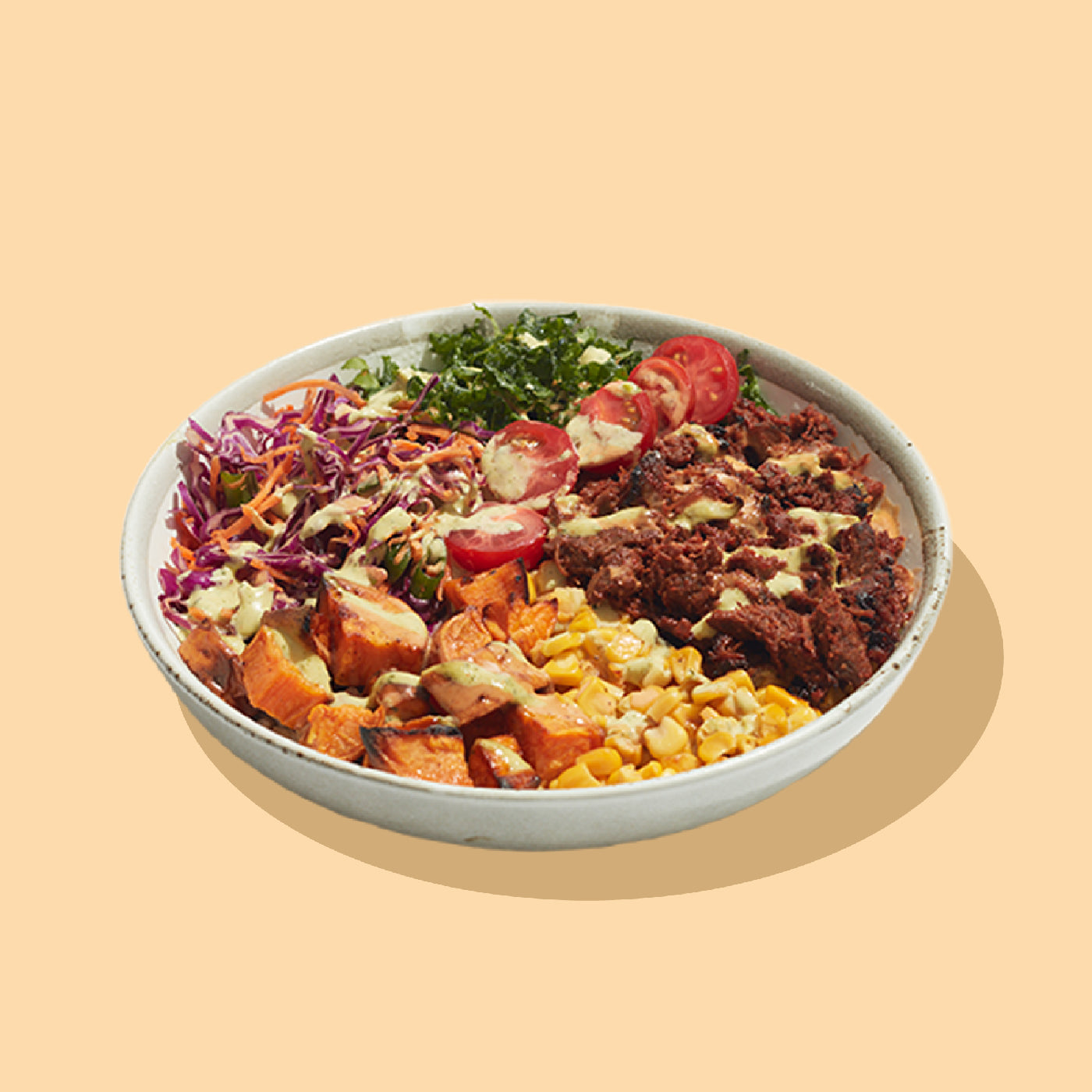 BBQ Mushroom Brisket Bowl