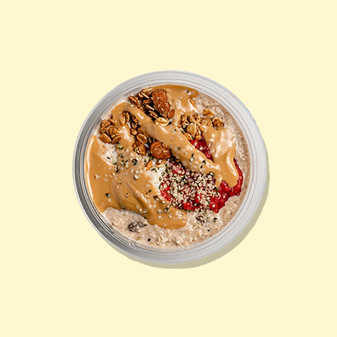 PBJ Overnight Oats Platter
